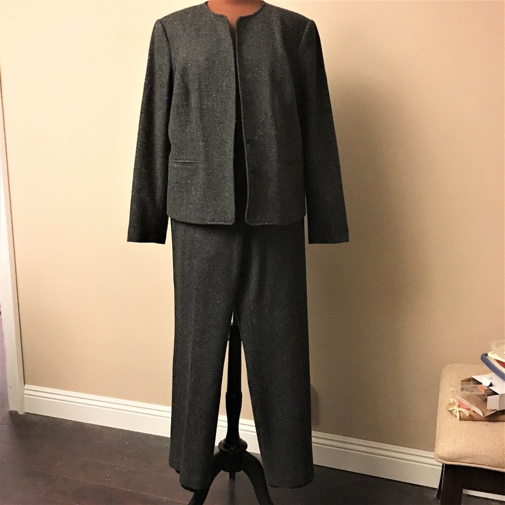 ORVIS Grey Wool Jacket (18) and Pants (16)  NWOT! - Picture 2 of 16